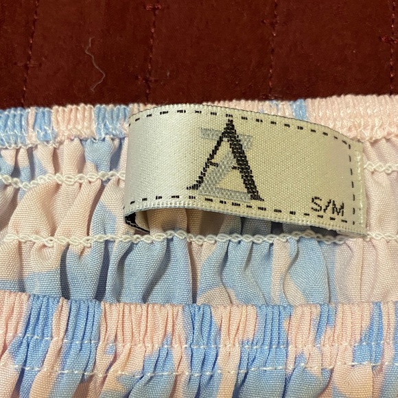 AZ Floral Blue and Pink Dress Small/Medium - Picture 3 of 4